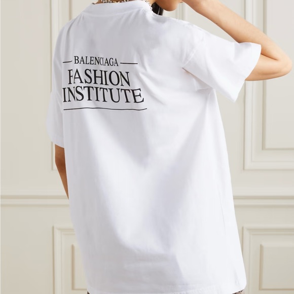 Balenciaga Fashion Institute cotton oversized t shirt size small - Picture 3 of 4